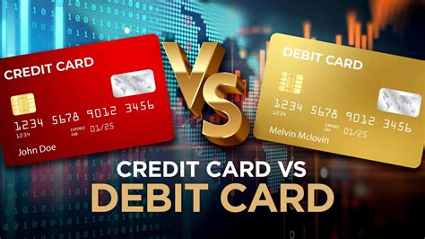 debit card vs credit card